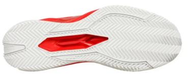 Wilson Rush Pro 4.5 Sandplatzschuh Herren / Rot-Weiß